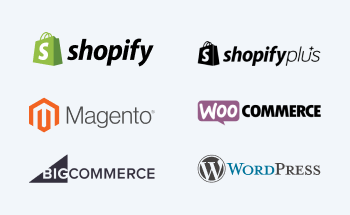 ecommerce platform like Shopify, Woocomerce and Magento )