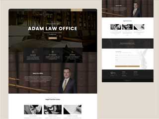 Adam Law Office website